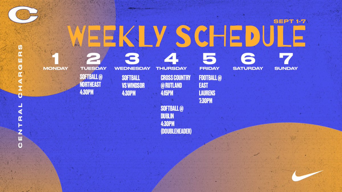 CHSMaconATH's tweet photo. It’s September and fall sports are in full swing!
Check out all things CHS athletics in this week’s #SportsWeekly. #WeLead https://t.co/H74GsJL276
