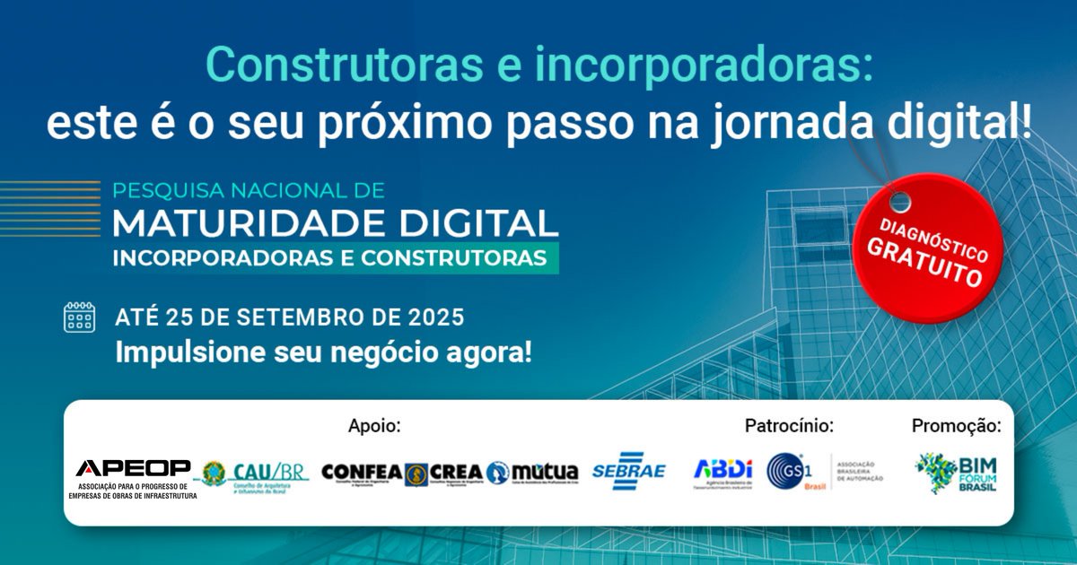Sua rota para a digitalização começa aqui!

Participe e receba um relatório estratégico personalizado, que mostra onde sua empresa está na jornada digital e como avançar rumo à inovação.

Acesse e participe: bimforum.org.br/pesquisa-de-ma…

#BIMForumBrasil #BIM #construcao #incorporacao