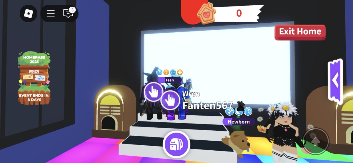 Had a great time playing Adopt Me with my best friends <a href="/koh_tse/">Koh_Tse</a> &amp; <a href="/Kaizumai_/">🩵💜 Izumi 💜🩵</a>  💙 Had great fun!