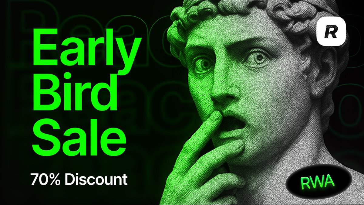 ReactorTrade's tweet image. The clock’s ticking. 🧨

$REACT is live at 70% off TGE price - and that discount’s melting.

Trade. Stake. Govern. All from one token.

Ape in before it’s full price. 🦍
👉 reactor.trade/reactor-token