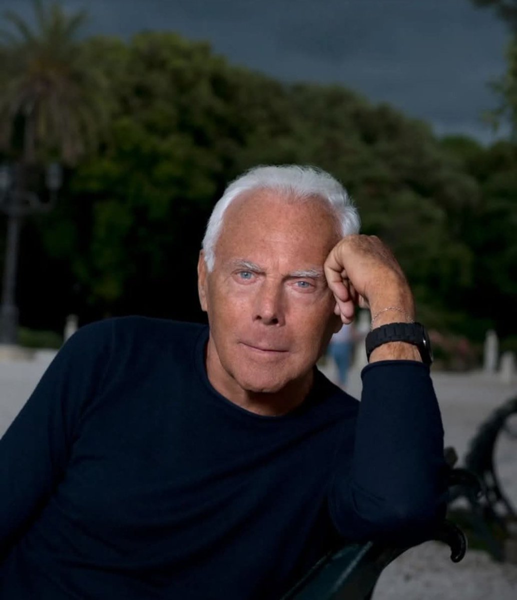 R.I.P #giorgioarmani ❤️🙏il 👑 della moda 🙏