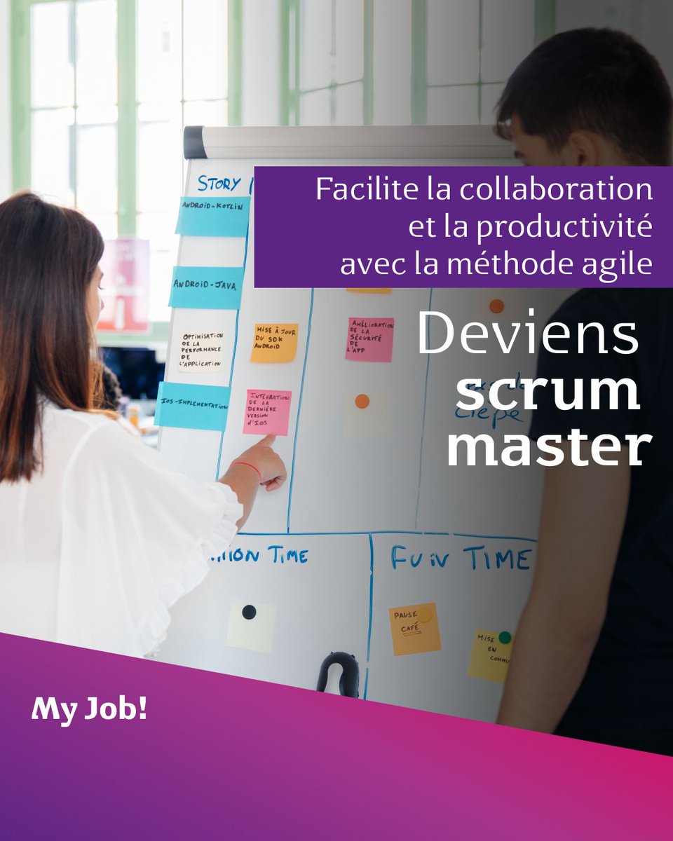 CodingEsieeIT's tweet image. [Dernières places disponibles pour la rentrée] 
Le métier de Scrum Master t’intéresse ?

Pour en savoir plus : esiee-it.fr/fr/devenez-scr…

#coach #agile #scrummaster