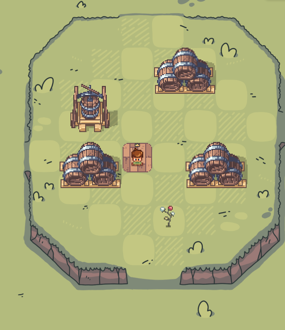 Just chilling by these barrels waiting for my aged wine <a href="/NomSteadGame/">NomStead</a>