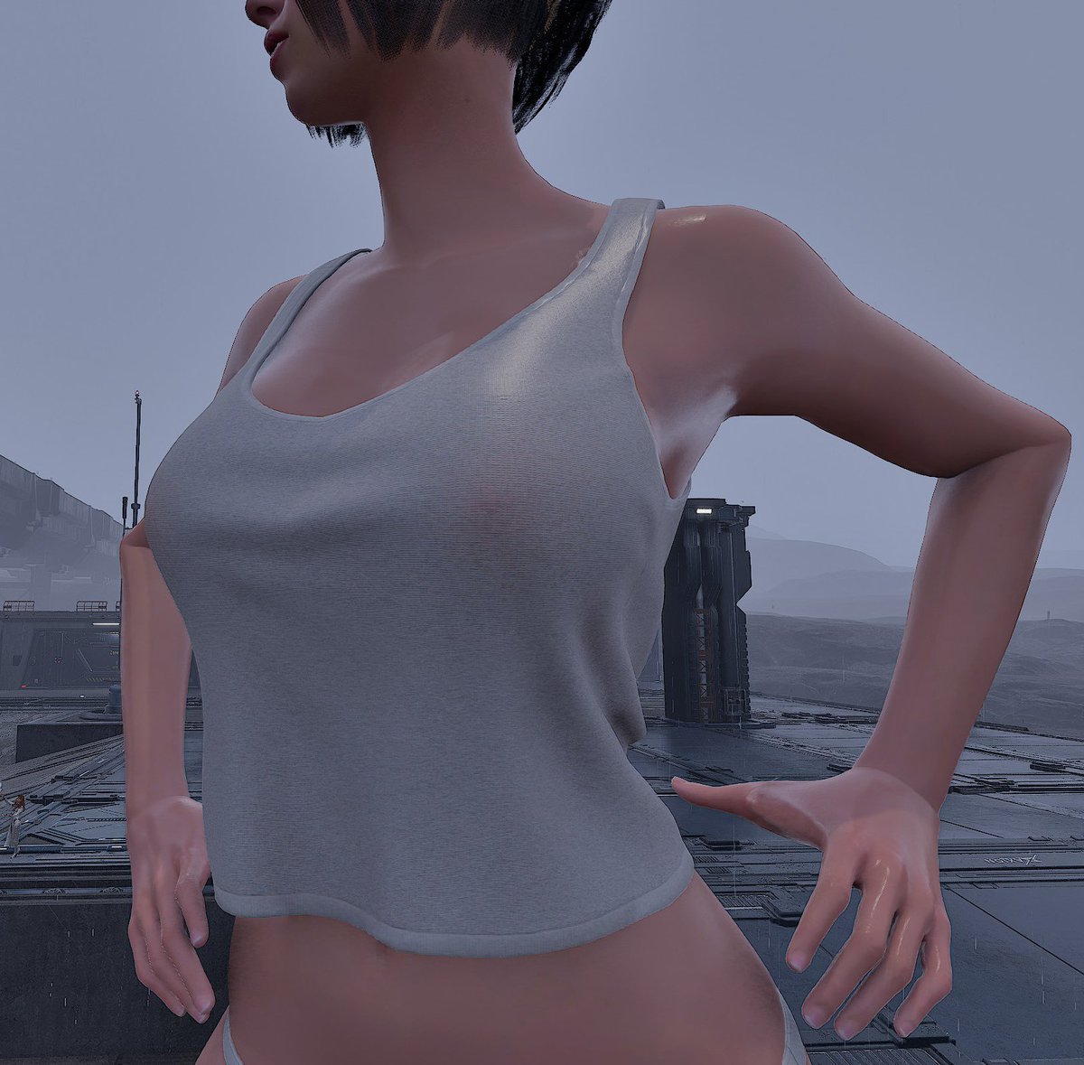 Jeothor's tweet image. Wow I didn’t think it’ll be see through 😳 #TheFirstDescendant #TFD