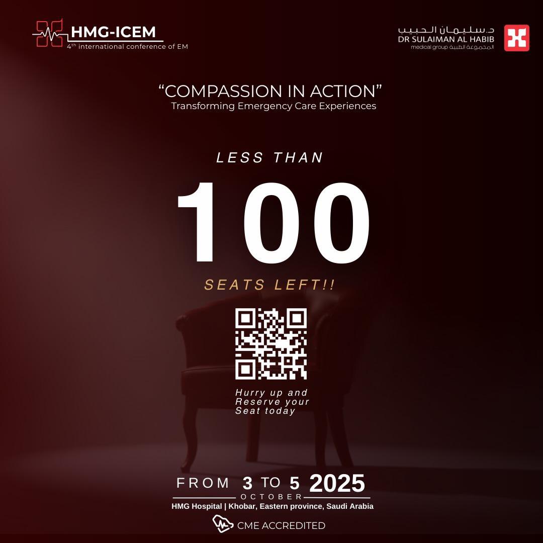 🚨Fewer than 100 seats remaining !

Be part of #HMGICEM2025  and register today!