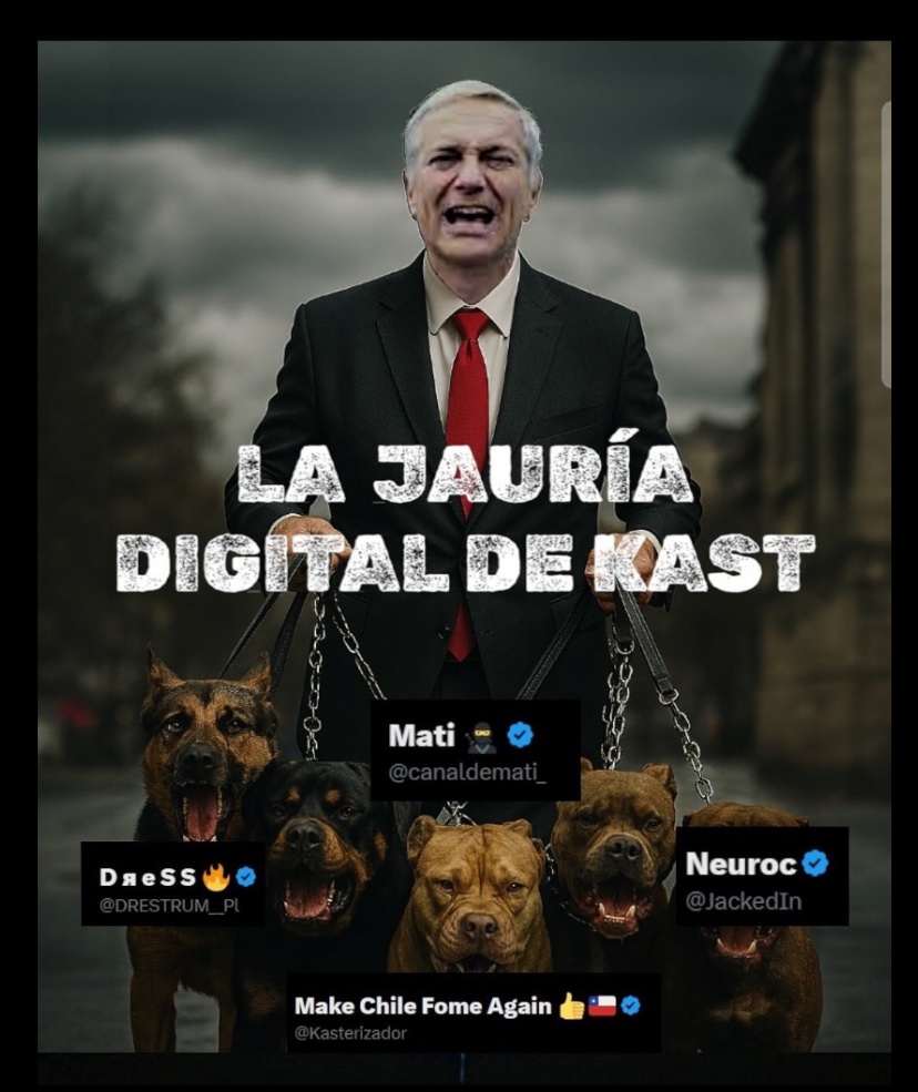 📌 @CHVNoticias reveló q Patricio Góngora, directivo de Canal 13, estaría detrás de redes de bots usadas por Eñ candidato José Antonio Kast.
El objetivo?  difundir mentiras, manipular opiniones y dañar la democracia. Sus malas prácticas políticas siguen  quedando al descubierto.