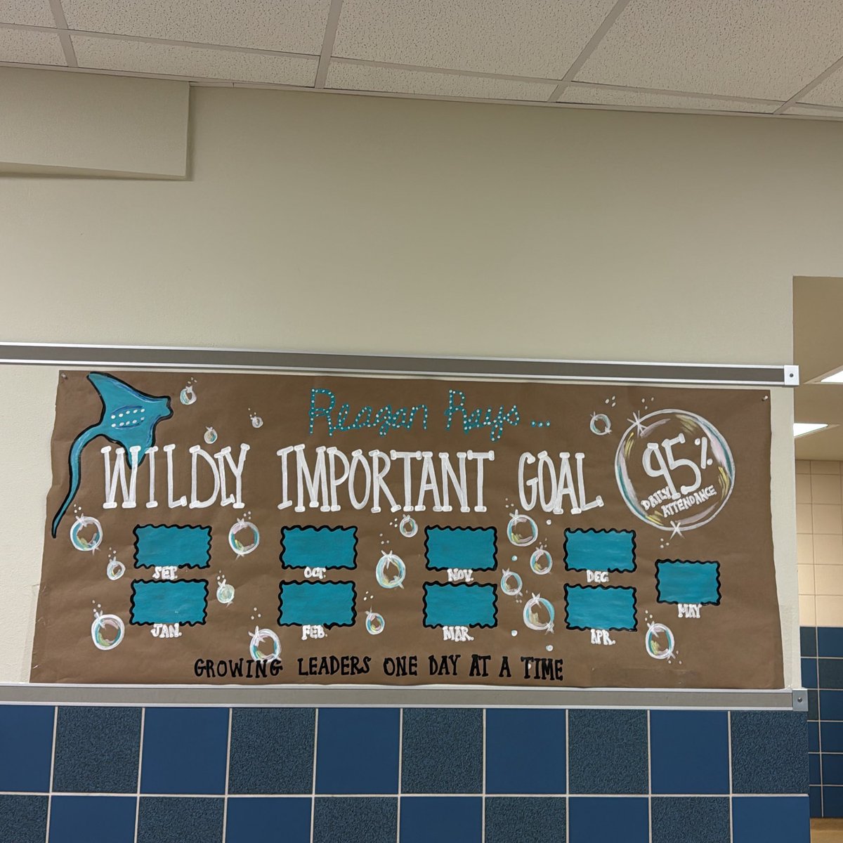 As a Leader in Me campus we strive to provide ways students own our campus progress monitoring. This year we are working towards three Wildly Important Goals. We are excited to have our goal tracking devices ready for students to update throughout the year.