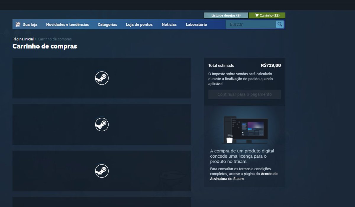 TO COM 12 SILKSONG NO CARRINHO STEAM CARALHO