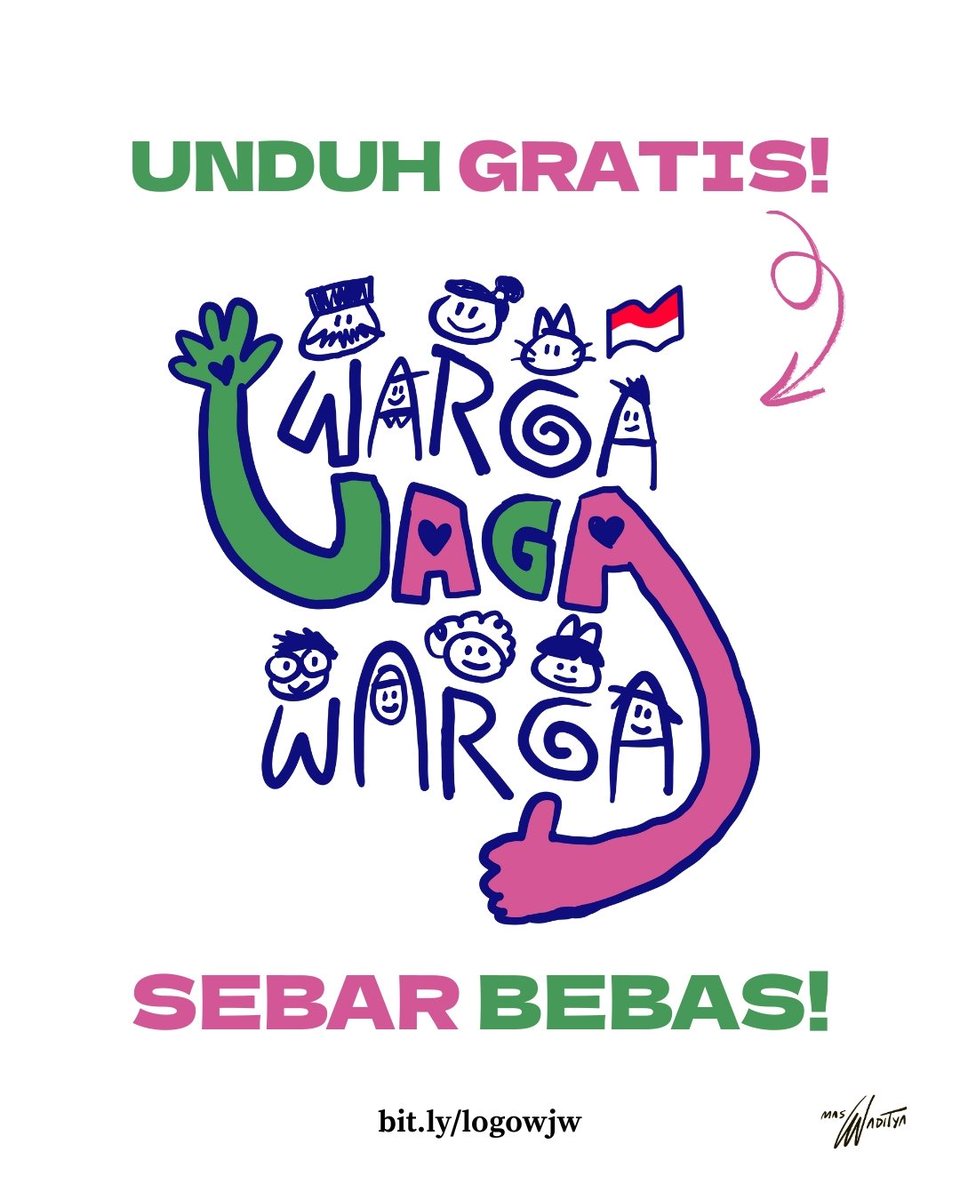 Sebar Bebas! Warga Jaga Warga! 💕💚