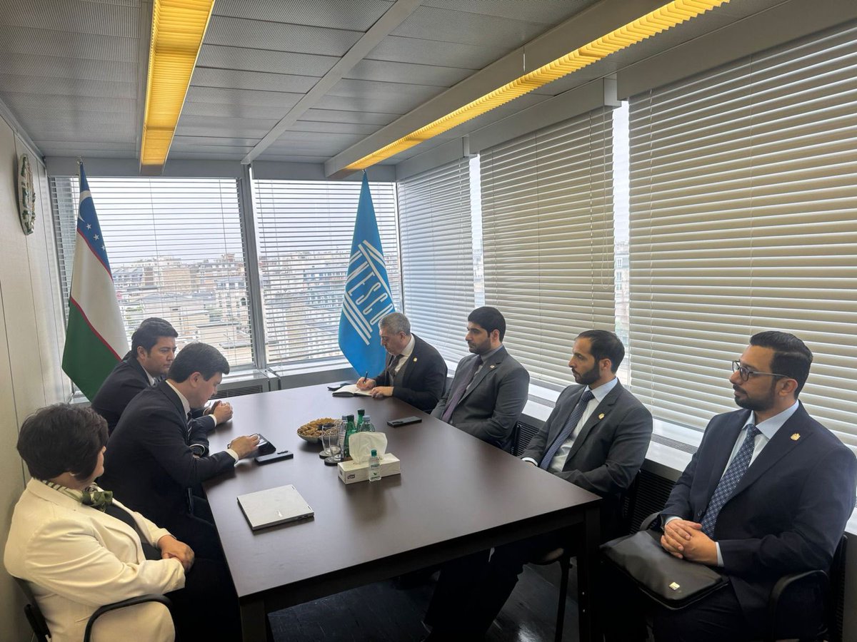 التقينا بسعادة سردور رجابوف، نائب وزير التعليم في أوزبكستان. بحثنا معه سبل التعاون في تأهيل المعلمين وتعزيز جودة التعليم بما يواكب متطلبات المستقبل ويحقق تطلعات بلدينا المشتركة.