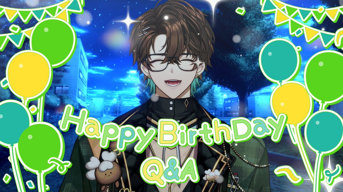 🎉 Masumi Kyou Birthday 🎉

มาร่วมฉลองวันเกิดของผมในวันที่ 10 กันยายนนี้กัน!
โคลเวอร์สามารถส่งคำอวยพรและ Q&amp;A ที่อยากจะถามผมได้ในแบบฟอร์มด้านล่างนี้เลยนะครับ

🍀forms.gle/aUweZ9Tytx2G3g…

สำหรับของขวัญดิจิตอลหรือคำอวยพรที่ส่งไม่ทันสามารถส่งผ่านแฮชแท็ก #KyouHBD2025 #KyouOSuru