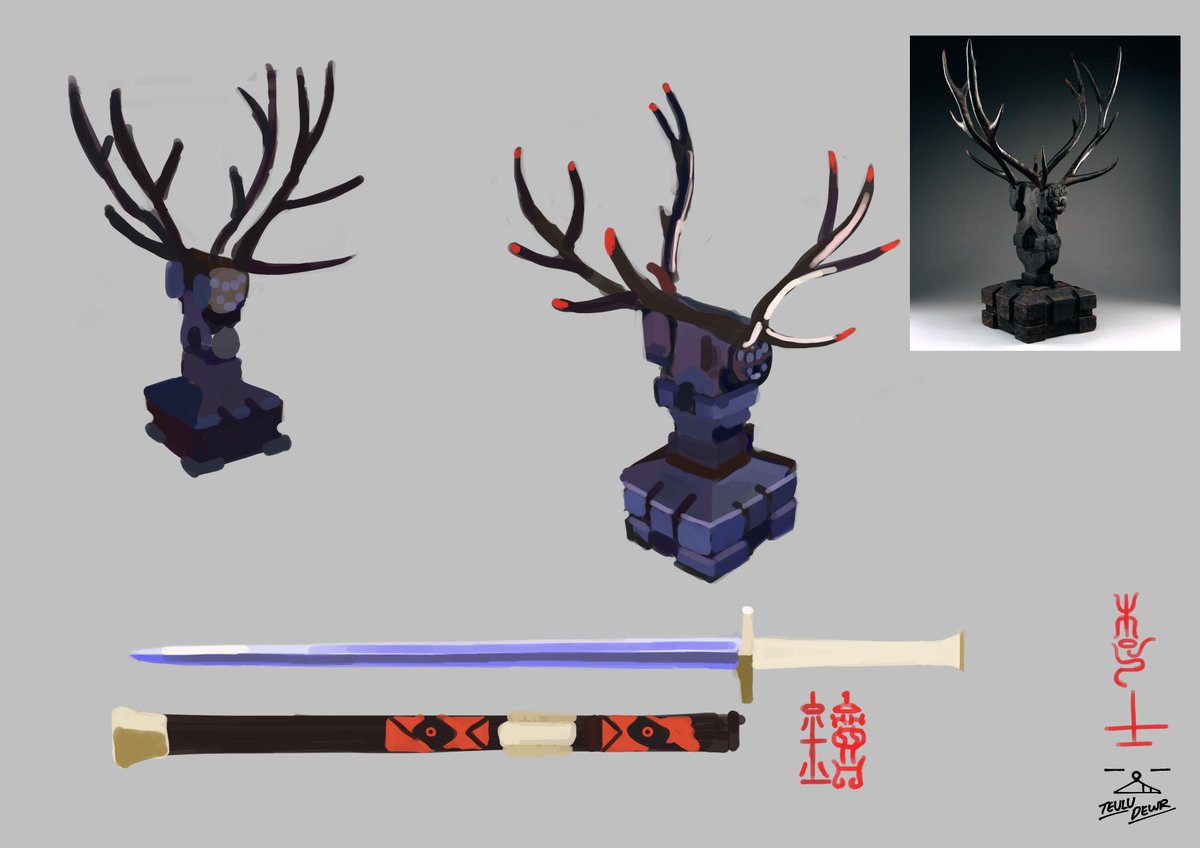 Chu tomb guardian and longsword