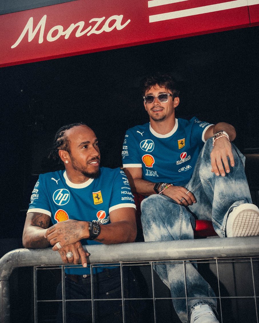 GazzettaFerrari's tweet photo. FERRARI BOYS. 🩵 https://t.co/keGeS08jc2