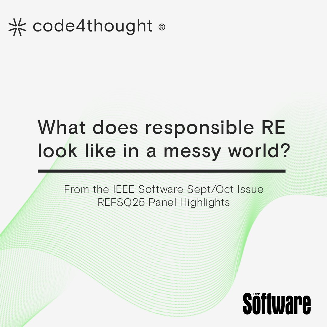 Code4thoughtE's tweet image. 🌍 The world is increasingly VUCA – volatile, uncertain, complex, and ambiguous. In such a reality, what does responsible engineering truly look like?bit.ly/4mMJ6TN