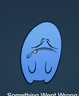 matt_murph's tweet photo. Me facing the first silk song boss (steam store) and i keep dying (getting something went wrong page) https://t.co/88hXlJiKlq