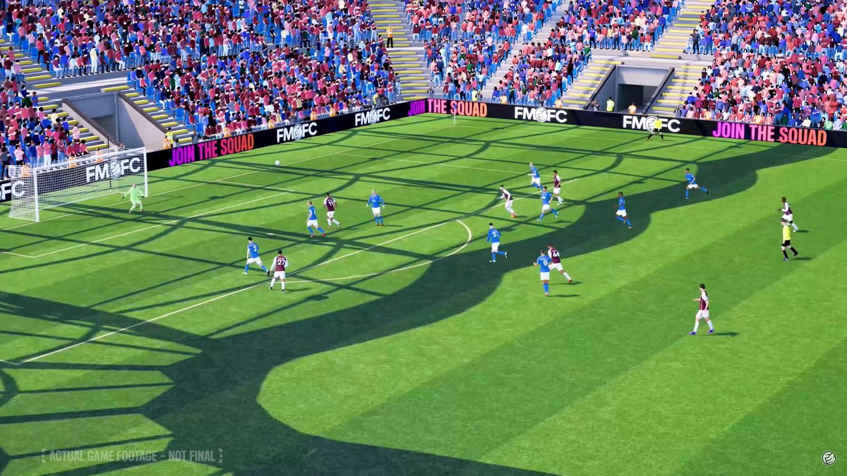 nocontextfm1's tweet photo. 📸 - Football Manager’s new match engine in pictures. 

#FM26 https://t.co/Z44F9gJV8v
