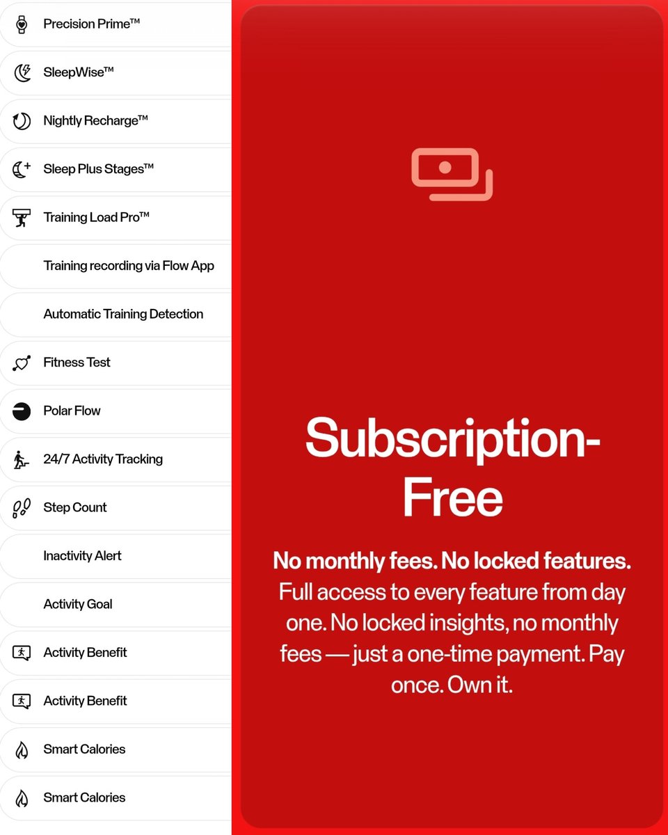 drbeel_techno's tweet image. #POLAR
لعشاق سوارات اللياقة البدنية و الصحة بدون شاشة و بدون اشتراك شهري موعد مع المنتظر #POLARLoop لمتابعة الصحة و اللياقة البدنية و النوم و والتعافي بذكاء والبقاء نشيطًا دون تشتيت الانتباه.
يتبع