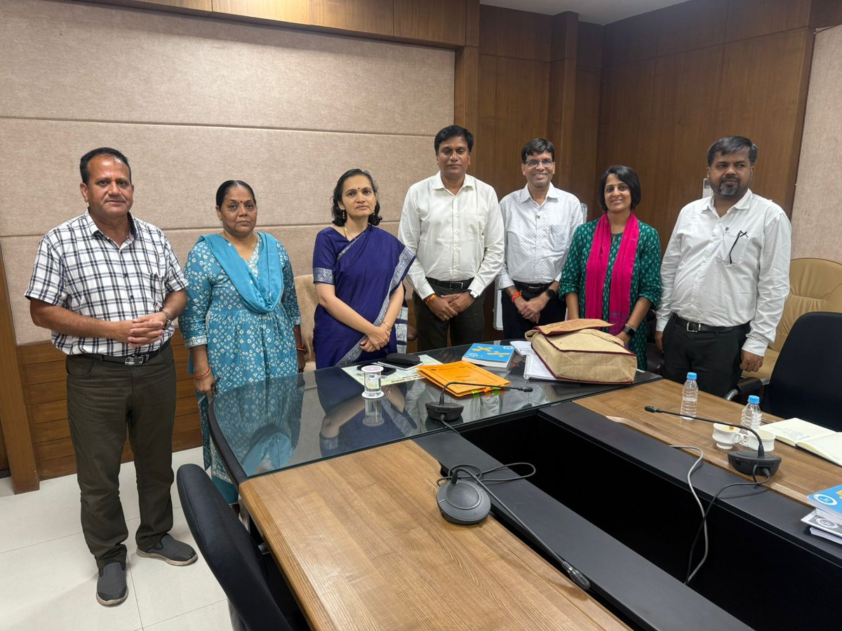 In a major implementation of NIEPID #DISHA Curriculum in Madhya Pradesh, Dr.B .V Ram Kumar, Director #NIEPID had a meeting with Ms. Sonali Ponkshe Vayangankar (IAS),Principal Secretary, Social Justice &amp; Empowerment of Persons with Disabilities &amp; Commissioner for PwDs Govt. of MP