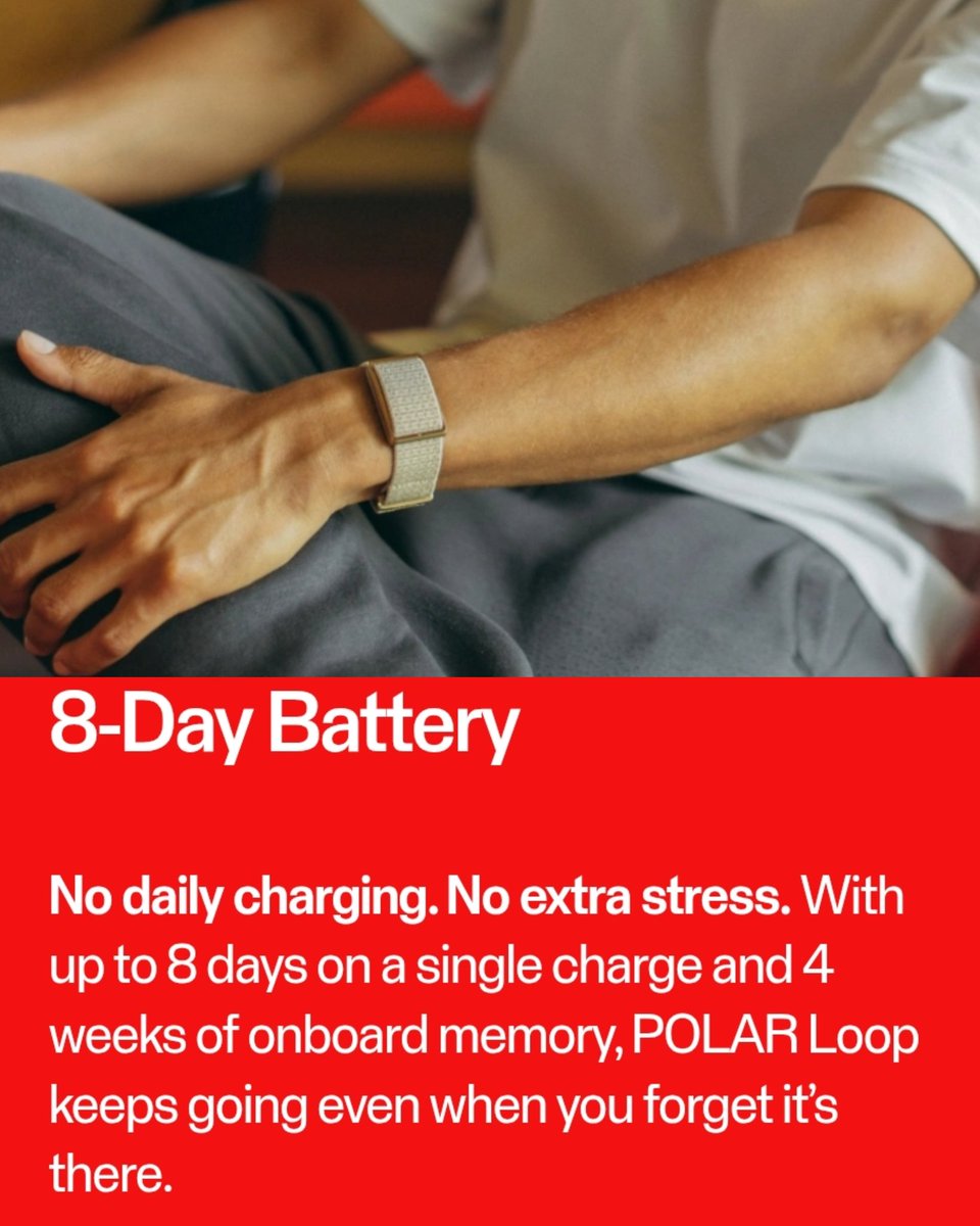 drbeel_techno's tweet image. #POLAR
لعشاق سوارات اللياقة البدنية و الصحة بدون شاشة و بدون اشتراك شهري موعد مع المنتظر #POLARLoop لمتابعة الصحة و اللياقة البدنية و النوم و والتعافي بذكاء والبقاء نشيطًا دون تشتيت الانتباه.
يتبع