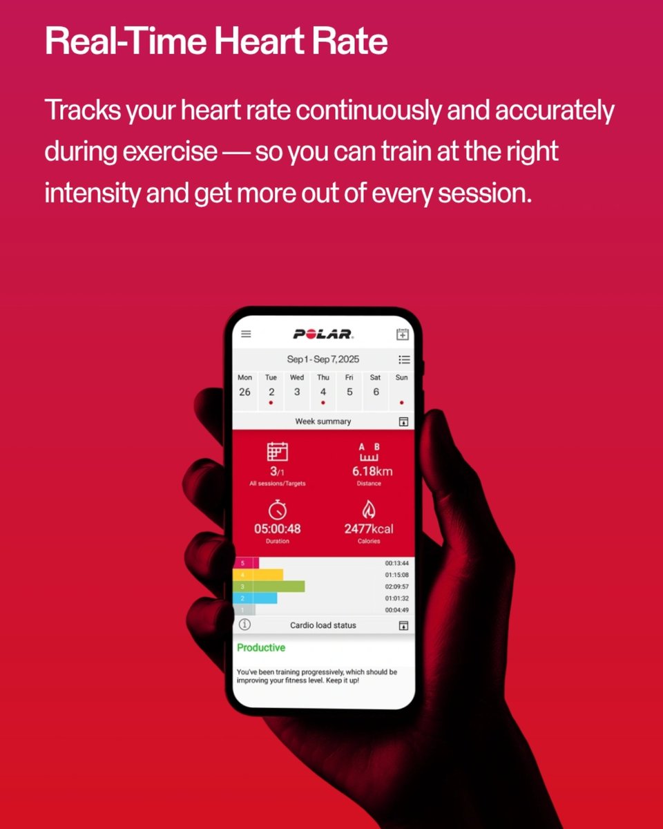 drbeel_techno's tweet image. #POLAR
لعشاق سوارات اللياقة البدنية و الصحة بدون شاشة و بدون اشتراك شهري موعد مع المنتظر #POLARLoop لمتابعة الصحة و اللياقة البدنية و النوم و والتعافي بذكاء والبقاء نشيطًا دون تشتيت الانتباه.
يتبع