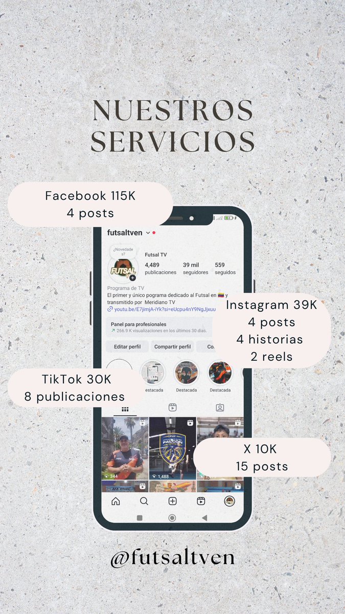 Anuncia tu marca o producto con nosotros.

Somos una comunidad de más de 180 mil seguidores en nuestra plataforma de redes sociales.

Convirtamos esos potenciales compradores en tus clientes frecuentes.

📱 04129050291