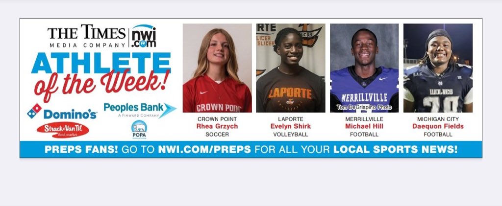 Congratulations to Junior Rhea Grzych on being named Athlete of the Week by <a href="/nwi/">nwi.com</a> 

Keep up the great work!