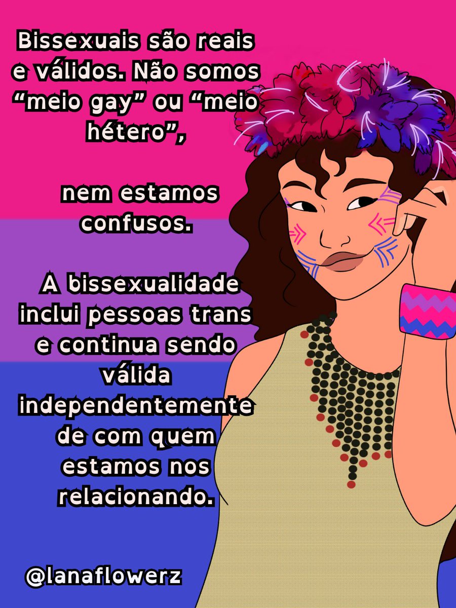 Desejo a todos os bissexuais um mês do orgulho bissexual muito agradável e seguro!
🩷💜💙