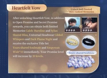 I want more kittens to get Shared Bliss!! So I'm giving away 2 Heartfelt Vows 

Conditions:
-main Sylus (show me an ss of your affinity)
-be comfy with me logging into your acc 
-check reply on how to join! 

Ends on Sept 16 (12:00am GMT+8)