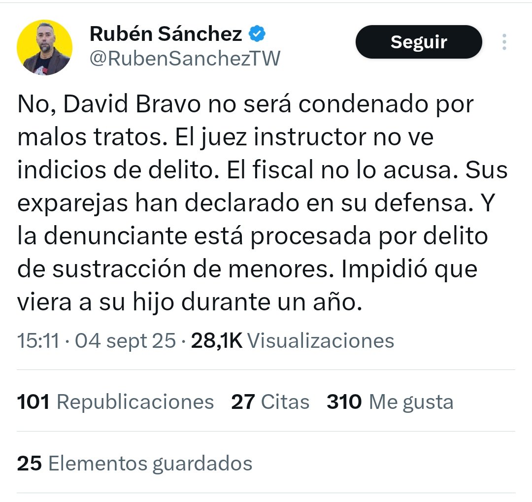 pabloharour's tweet image. No es muy mala suerte que siendo solo falsa una de cada 65000 denuncias, le haya tocado a su amigo David Bravo?
