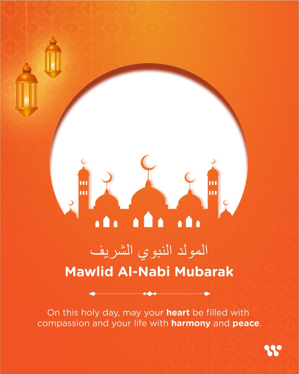 ✨ Mawlid Al-Nabi Mubarak ✨ 
On this blessed occasion of Mawlid Al-Nabi, we remember the life and teachings of Prophet Muhammad (PBUH) who brought to humanity a message of compassion, humility, &amp; peace. Wishing you and your loved ones peace, prosperity, and blessings.
#WhizmoUAE
