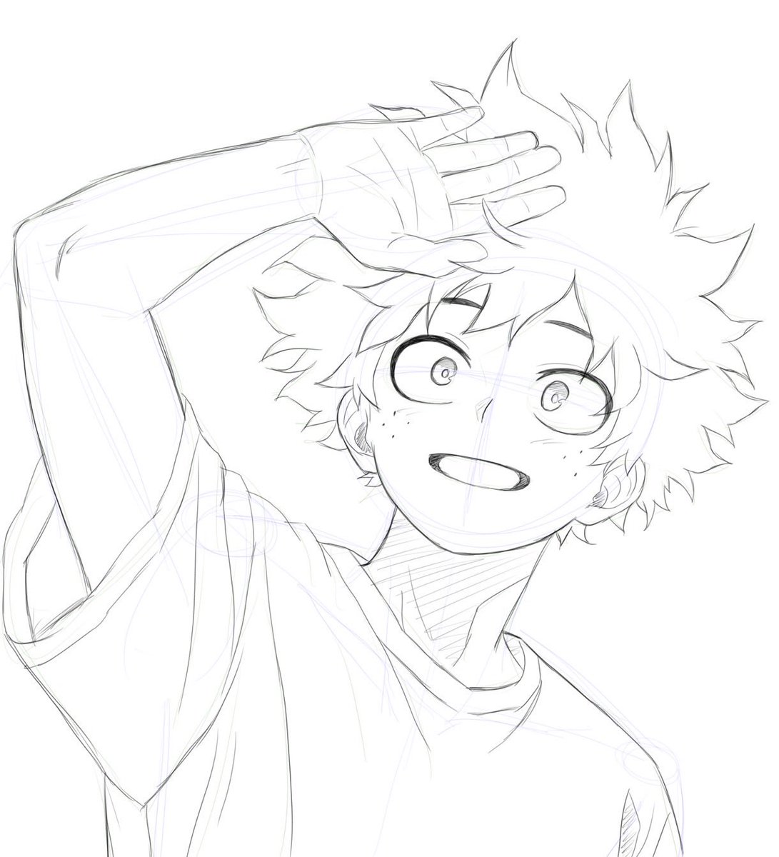 描きたかった絵が上手く描けなくて
気分変えてデク練習したけどなんか微妙( ˙-˙)

もっと練習します😭