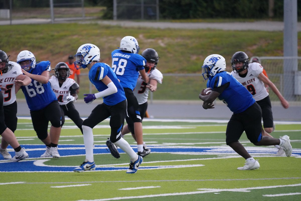 Football season is back! Check out the photos from when our JV Cougars took on Queen City at home on August 28. View this album and more school events on our Flickr page: flickr.com/photos/gracety…