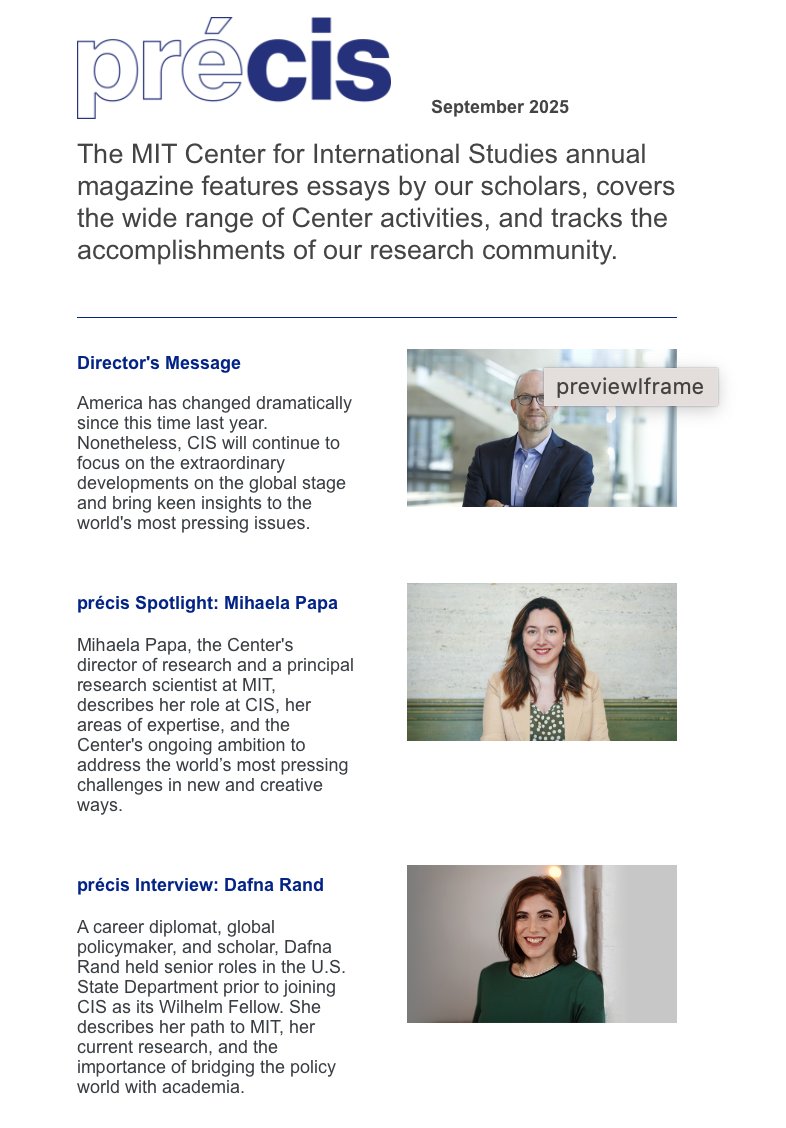 MIT Center for International Studies tweet media