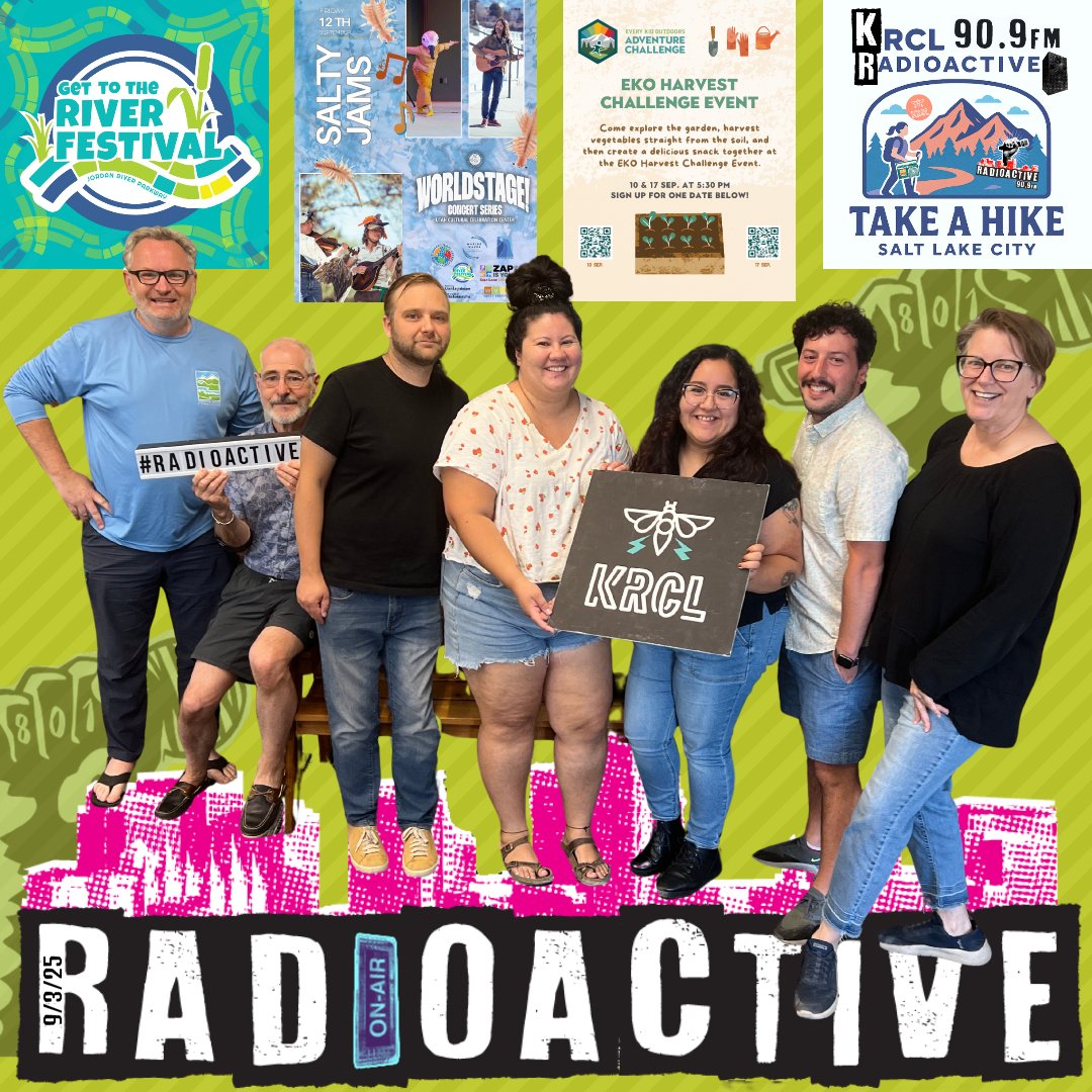 JordanRiverComm's tweet image. Take a listen to last nights KRCL RadioActive to hear more about our Get To The River Festival!  

krcl.org/blog/hollins-e…