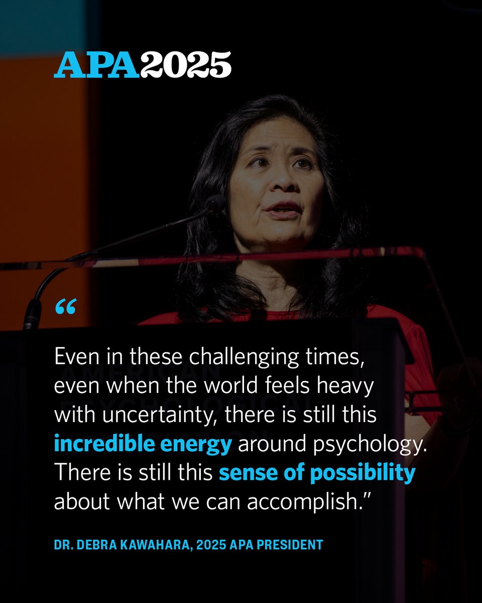 #APA2025 may be over, but the conversations are just beginning. 

Nearly 30 hours of on-demand programming are now available—revisit the ideas, insights, and inspiration that remind us of what #psychology makes possible. 

Access APA 2025 On Demand: at.apa.org/3qo