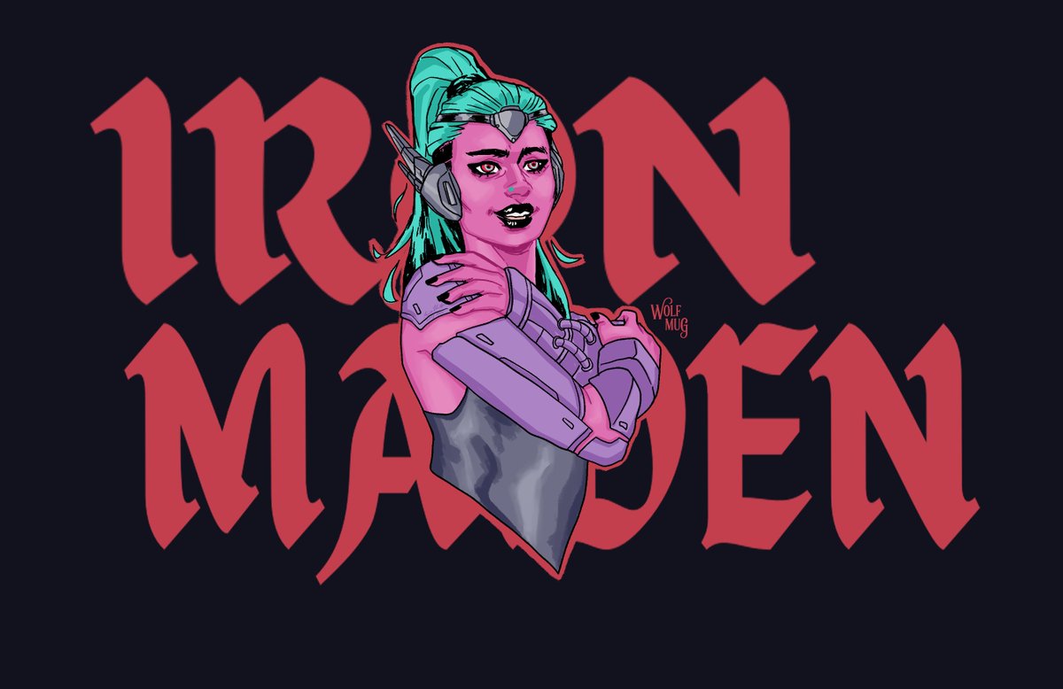 WolfMug7's tweet photo. The graphic logo I made for V's shirt in my Cyberpunk Rocker picture.  #cyberpunk #originalcharacter  #DigitalArtist  #logodesigner #cyberpunk2077 https://t.co/EtGqNmXPbG