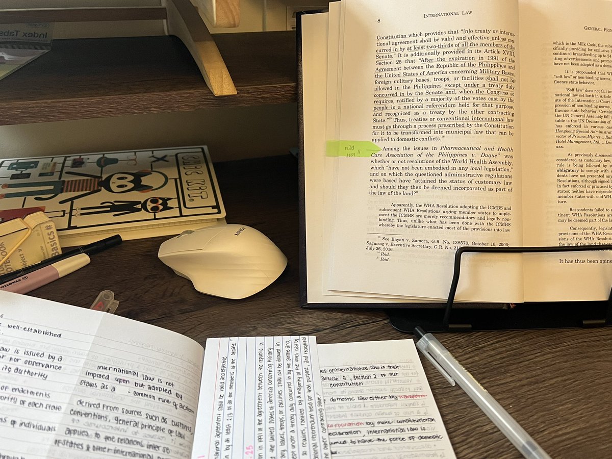 tbtlvr's tweet photo. ✎ᝰ.ᐟ⋆⑅˚₊ #lattelog 

[4.9.25]

reviewing the cases + concepts for recit huhu so many recitations but what can we do but study 😖 🥀 lets do our best! 📚

#studytwtph #studytwt #studylog https://t.co/GzdOLy1coa