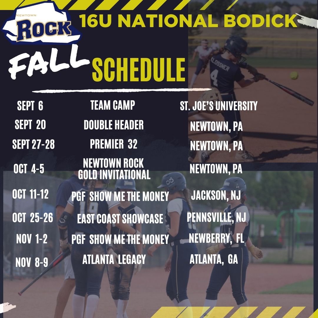 Fall schedule is out. Looking forward to seeing this group on the field! Come check us out. <a href="/alison_bodick19/">Alison Bodick 2028</a> <a href="/AdriannaCicchi1/">Adrianna Cicchiello - 2027</a> <a href="/_annapilato/">Anna Pilato</a> <a href="/brookeminnutosb/">Brooke Minnuto</a> <a href="/Cam_tucker55/">Cambria Tucker</a> <a href="/RileyPalank/">Riley Palank 2028</a> <a href="/TarynAsh2027/">Taryn Ashenfelter 2027</a> <a href="/erin_ruddell2/">Erin Ruddell 2028</a> <a href="/mabelklossner_4/">Mabel Klossner 2027</a> <a href="/MayaRavi2027/">Maya Ravi 2027</a> <a href="/cfranklin2028/">Carly Franklin 2028</a> <a href="/Smitchell2028/">Sage Mitchell</a>
