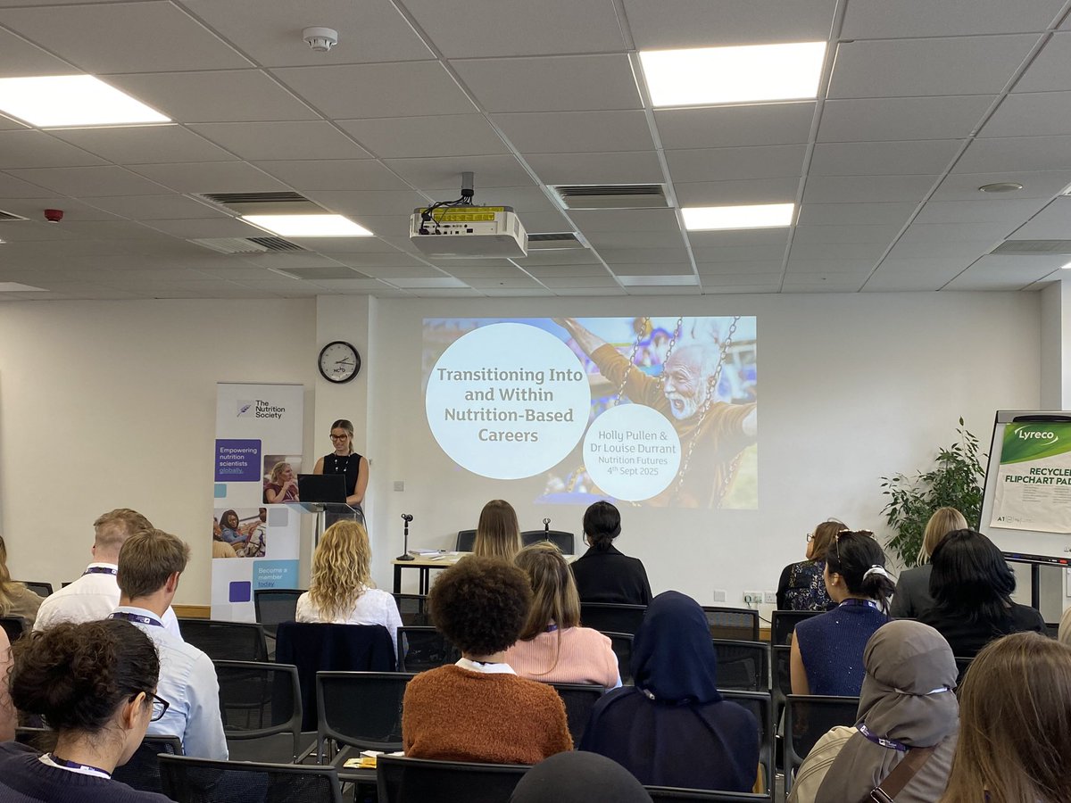 The Nutrition Society Student Section (@nutsoc_sc) on Twitter photo Our second keynote of the day features <a href="/DrLouDurrantRD/">Louise Durrant (nรฉe Wilson)</a> and Holly Pullen, exploring how professionals can transition into, between, and grow within nutrition based careers ๐ฃ๏ธ
#NutritionFutures25 Our second keynote of the day features <a href="/DrLouDurrantRD/">Louise Durrant (nรฉe Wilson)</a> and Holly Pullen, exploring how professionals can transition into, between, and grow within nutrition based careers ๐ฃ๏ธ
#NutritionFutures25