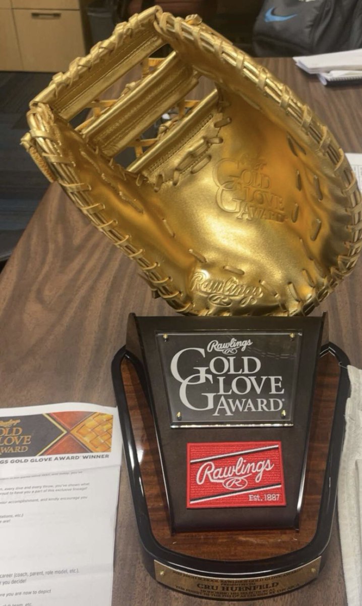 BCbaseballtoday's tweet photo. BC Alum, Cru Huenfeld, received one of the most prestigious awards in the country. This is a testament that hard work pays off! Congrats Cru! 💪 https://t.co/DS8O8TmgFc