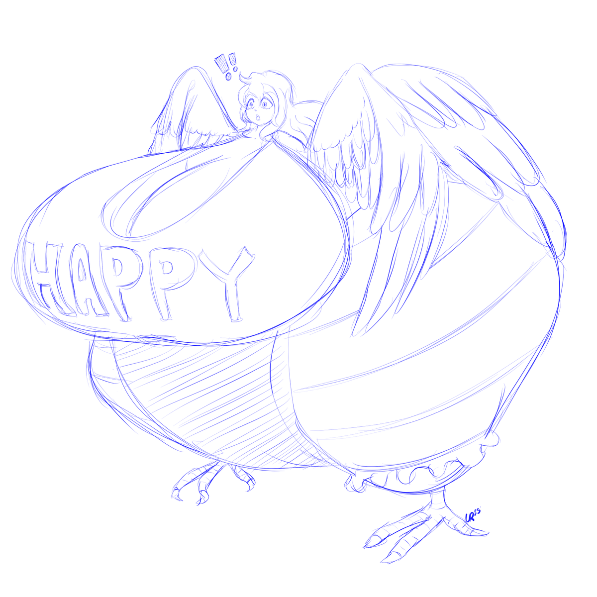 Sketch of Monet from One Piece being more of a big chicken than a harpy

Thanks to <a href="/Zillasaurus1995/">🦎🐉Terry🦖🐊</a> and <a href="/GinsongL/">Ginsong Lee</a> for suggesting her!