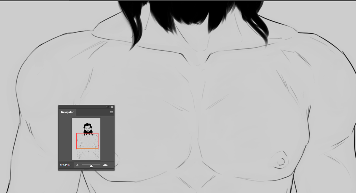 Debating the idea of a hairy body #blackwall wip #DragonAge