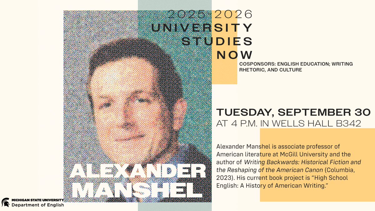 MSU English Dept tweet media