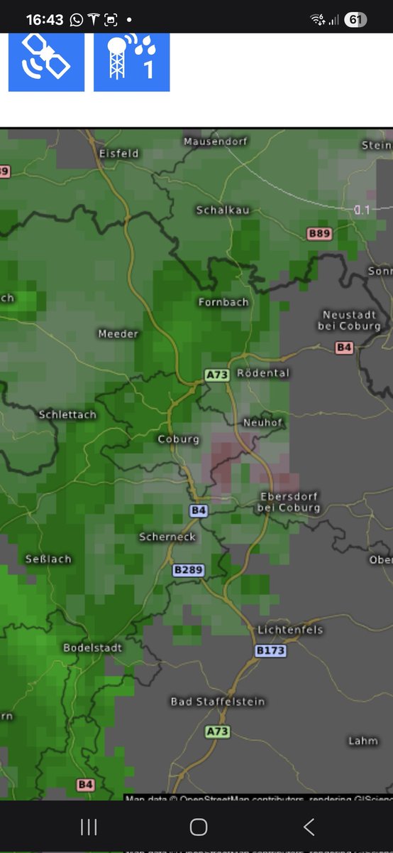 HumannMarian's tweet photo. @Kachelmannwettr Das Dopplerradar sieht verdächtig aus, oder? https://t.co/jP6LkIYlDi