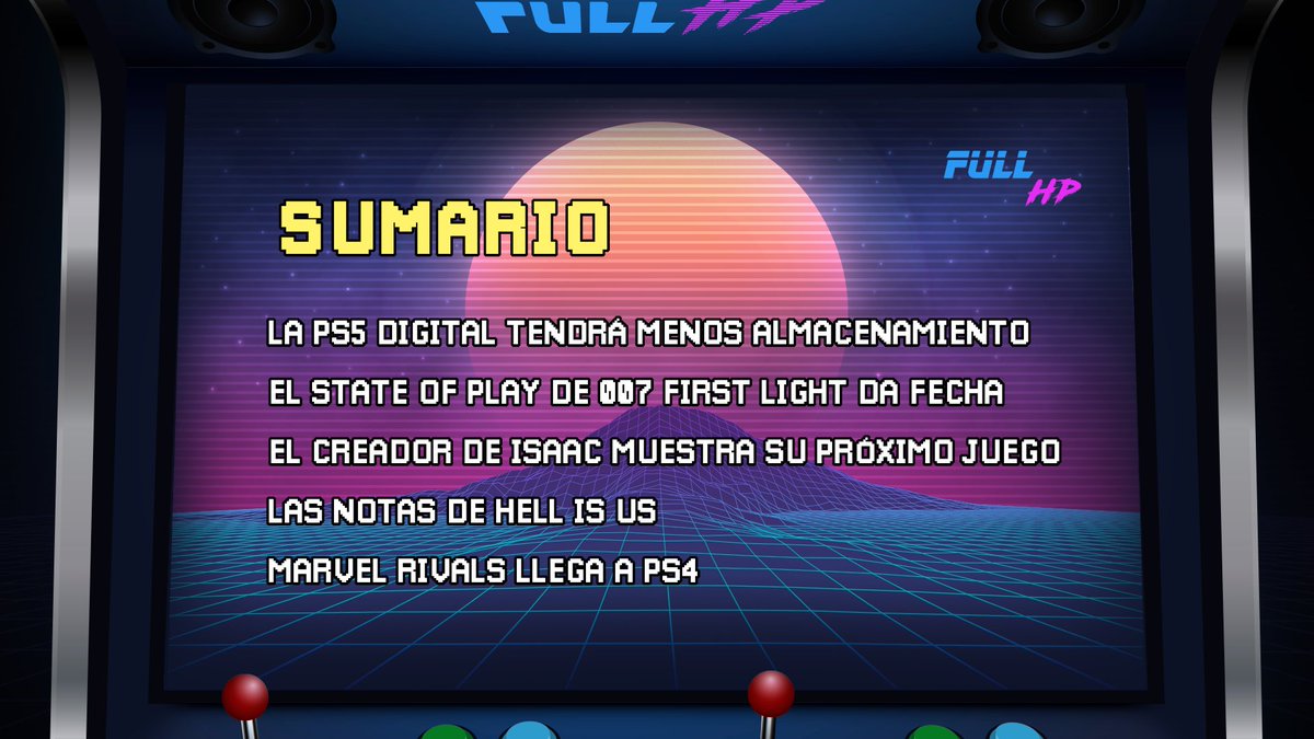 ¡¡¡¡CINCO MINUTOS PARA EL <a href="/EstoesFullHP/">Full HP</a> DEL JUEVES, CON <a href="/caliebre/">caliebre</a> !!!!

Empezamos con una PS5 Digital que reducirá su almacenamiento, continuamos con el State of Play de 007: First Light, y cerraremos con una gran noticia para Málaga.

NO TE LA PIERDAS

twitch.tv/fullhp