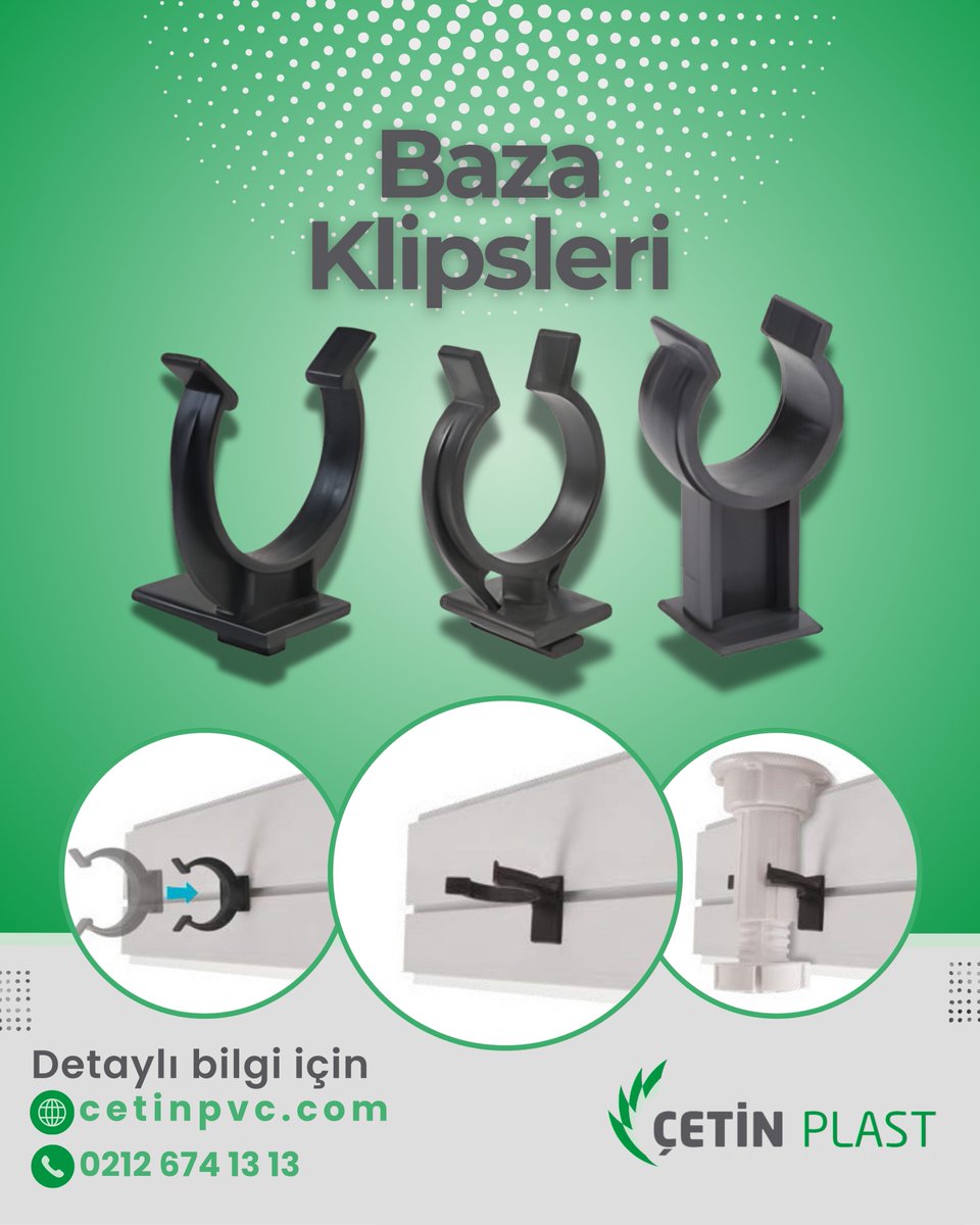 cetinplastpvc's tweet photo. Baza Klipsleri
Eşyalarınızı düzenlerken hem estetik hem de dayanıklılık arıyorsanız, doğru yerdesiniz!

Daha Fazlası İçin https://t.co/4ONuFY27Fm
Bizi Arayın: 0 212 674 13 13

#pvc #profilsistemleri #Süpürgelik #PVC #TezgahSüpürgeliği #baza #klips #bazaklips https://t.co/Vwy56xHa6f