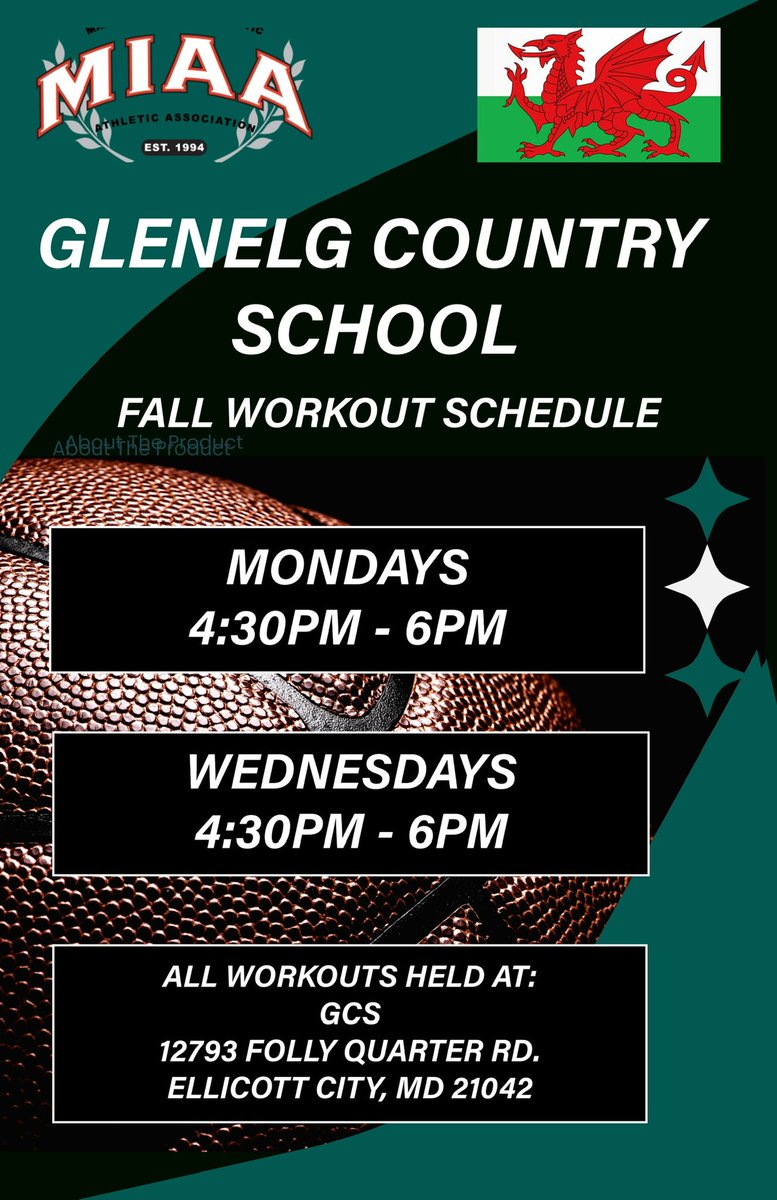 Fall workout schedule <a href="/GCSBBasketball/">Glenelg Country School Basketball</a>