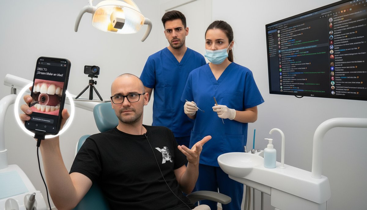 🦷📲💥
DIRECTO: <a href="/elxokas/">XOKAS</a> Stream Molar any%
Da igual dónde esté, el chat nunca se cierra.
Hoy root canal, mañana ranked.
El contenido no para, joder.