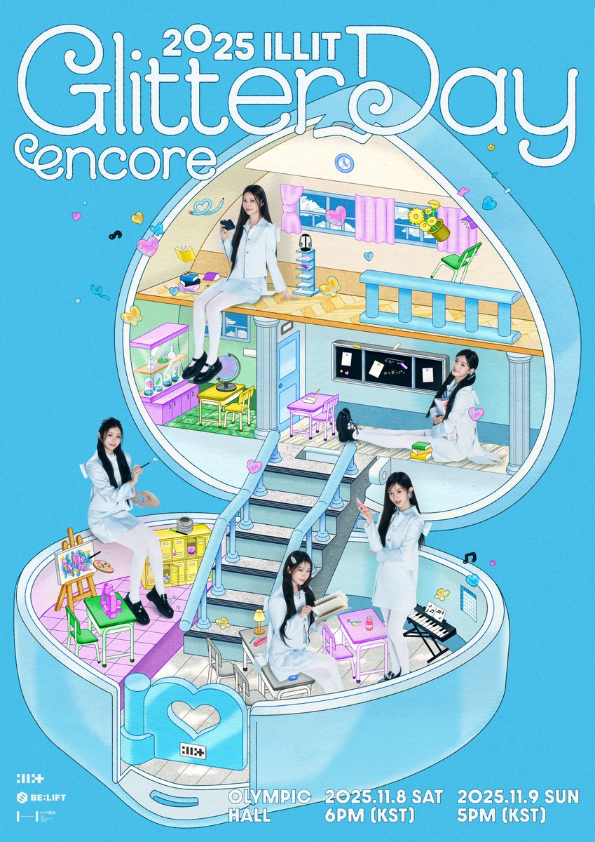 ILLIT_official's tweet photo. [NOTICE]
2025 ILLIT GLITTER DAY ENCORE 개최 안내 (+ENG/JPN/CHN)

(https://t.co/lOplszRnEE)

#ILLIT #아일릿
#GLITTERDAY
#GLITTERDAY_ENCORE https://t.co/RvPSt7k13d