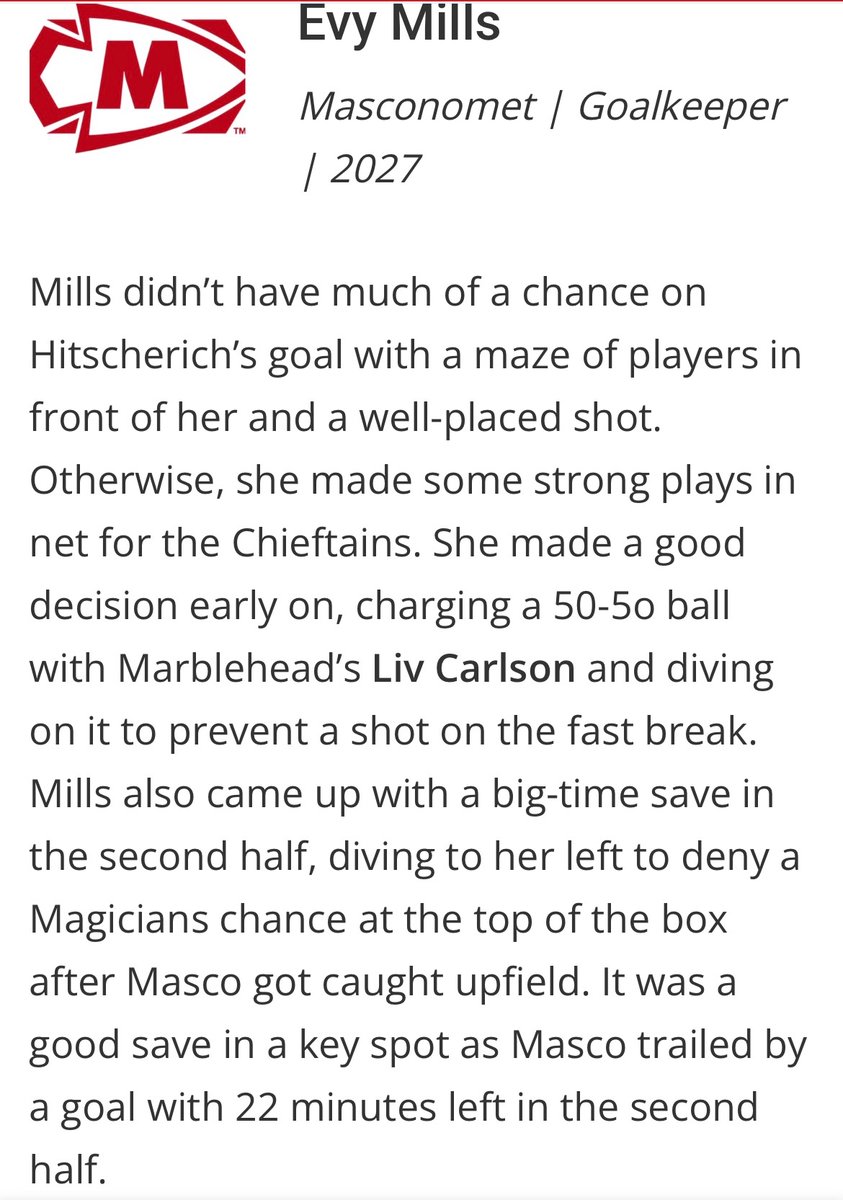 Thank you <a href="/NESoccerJournal/">New England Soccer Journal</a>